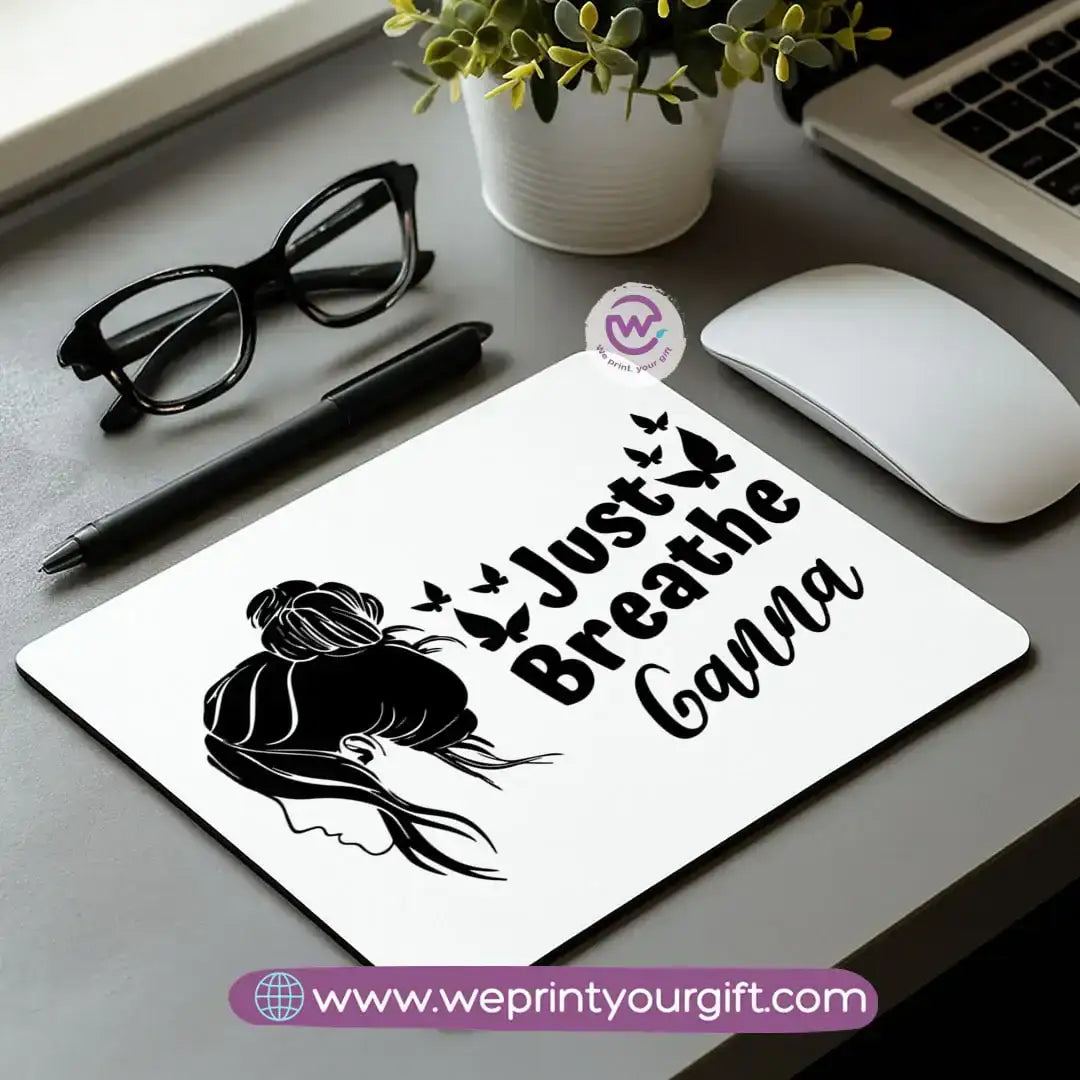 One Line Art Mouse Pad – Minimalist Artistic Desk Style - WE PRINT