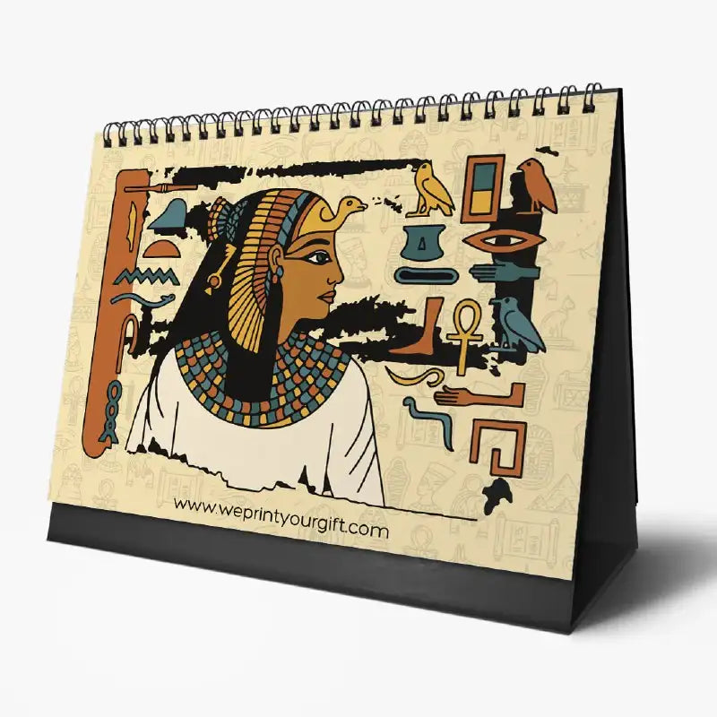 Egyptian Pharaonic Desk Calendar 2026 - WE PRINT