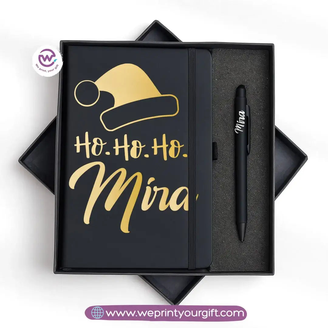 Christmas Special โ Personalized Notebook & Engraved Pen Gift Box - WE PRINT