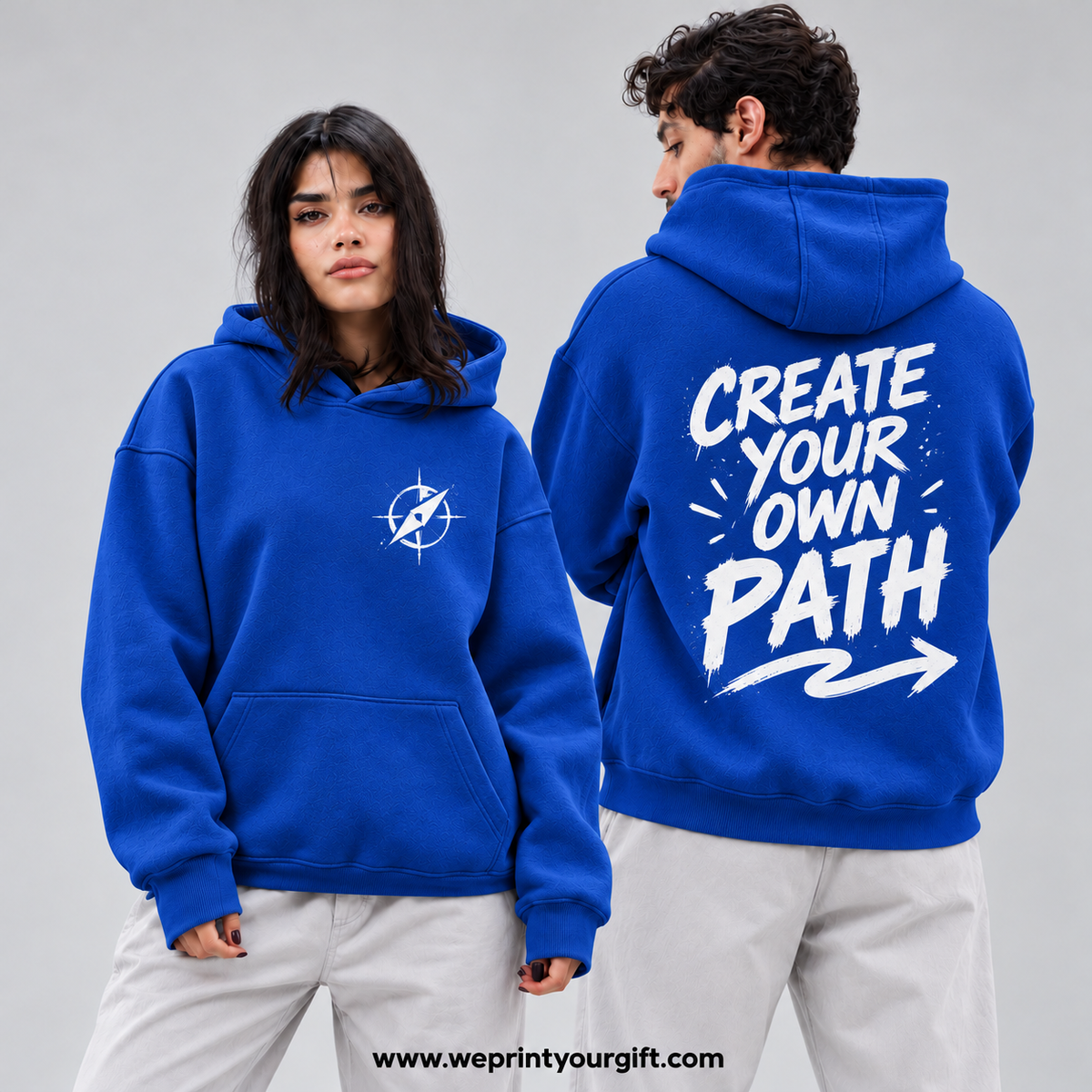 Unisex "Daily Inspiration" Hoodie - Premium Melton Cotton