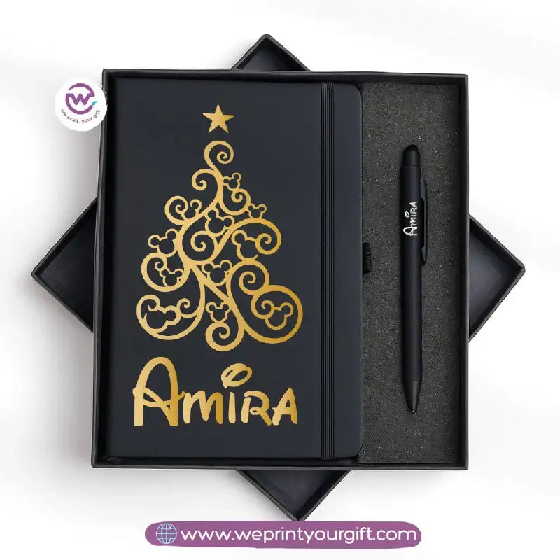 Christmas Special โ Personalized Notebook & Engraved Pen Gift Box - WE PRINT