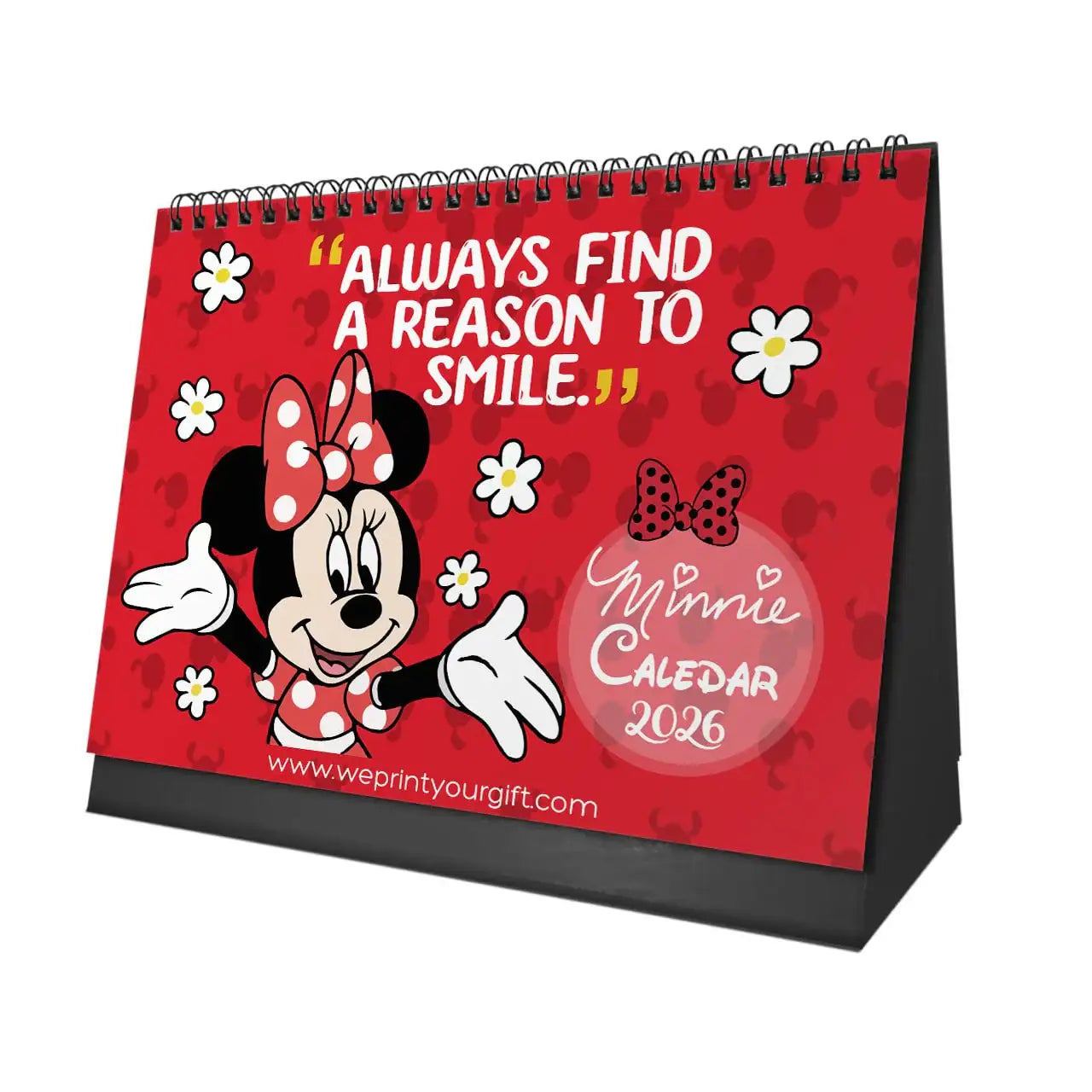 Minnie Mouse Desk Calendar 2026 - WE PRINT