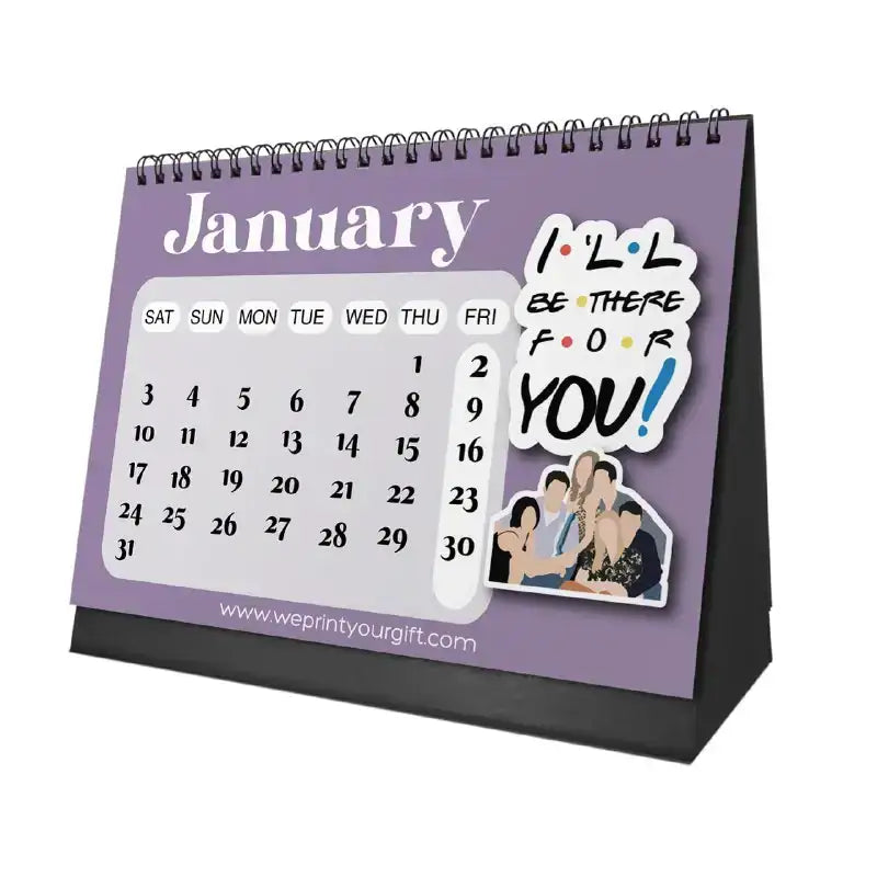 Friends TV Show Desk Calendar 2026 - WE PRINT