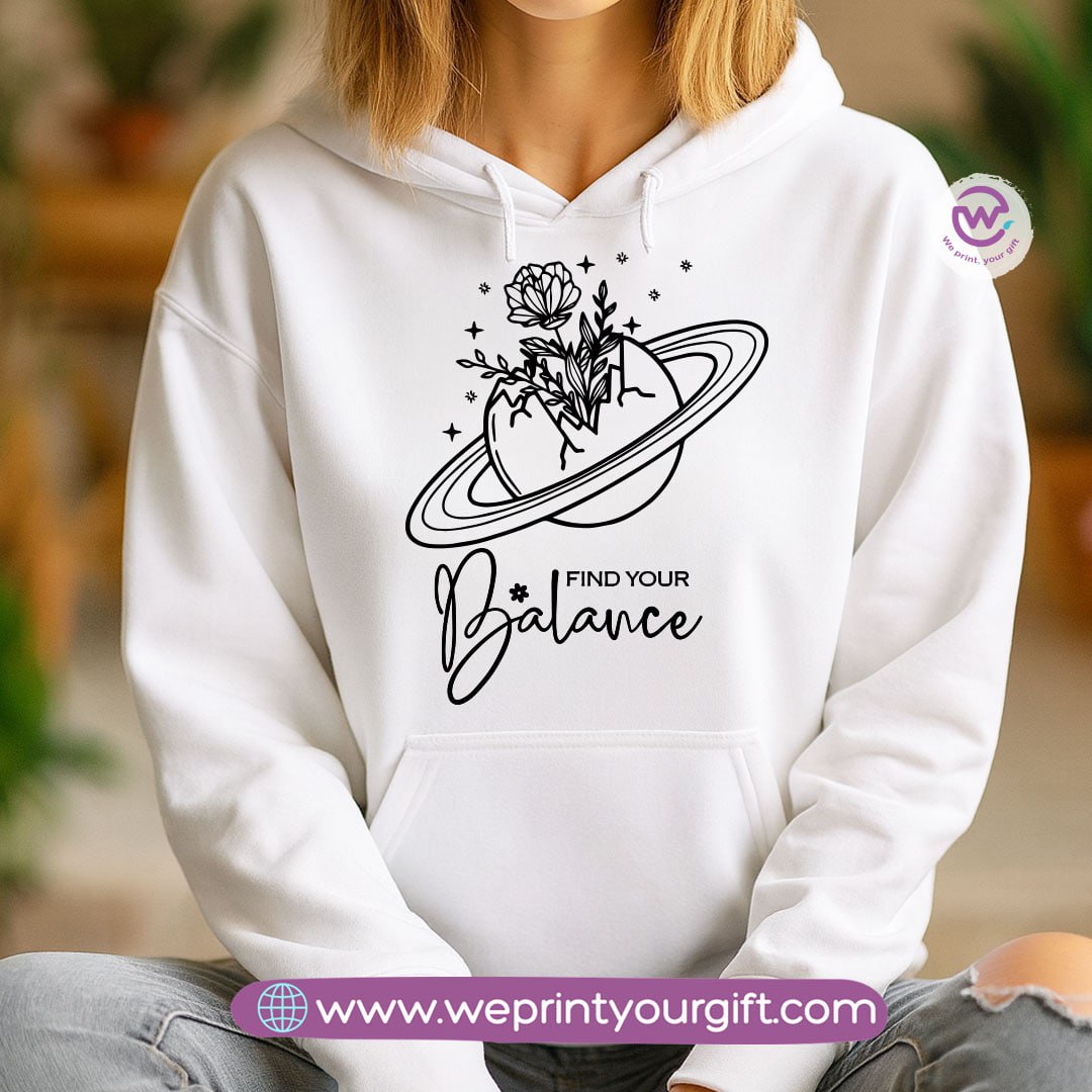 One Line Art Motivational Hoodie – Cotton Melton Unisex