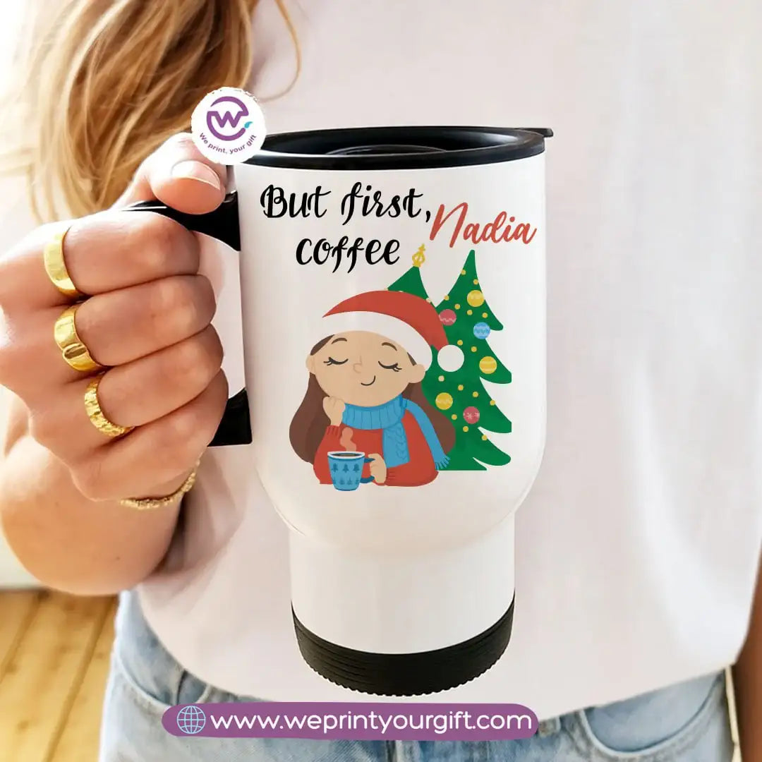 Travel Mug- Christmas Design - WE PRINT