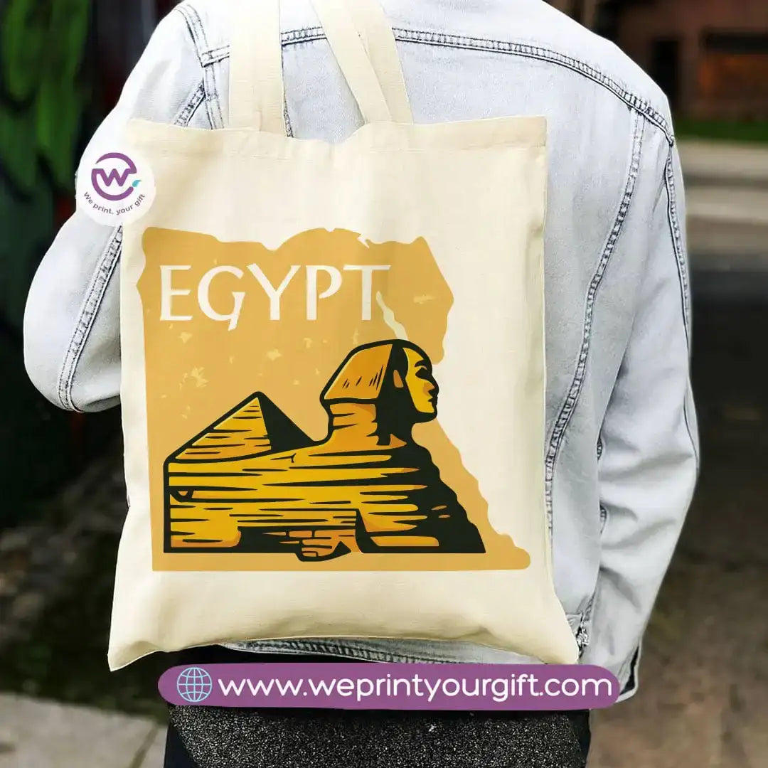 Egyptian Pharaonic Canvas Tote Bag - WE PRINT