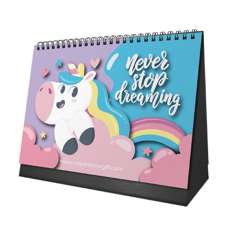 Unicorn Desk Calendar 2026