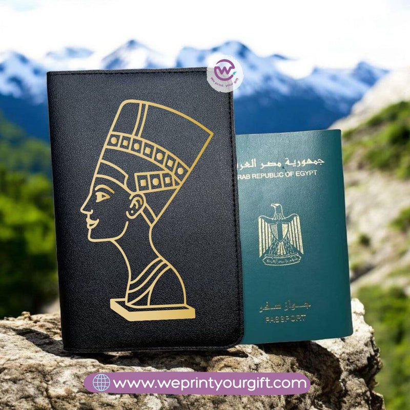 Egyptian Pharaonic Passport Cover – Artistic Travel Edition