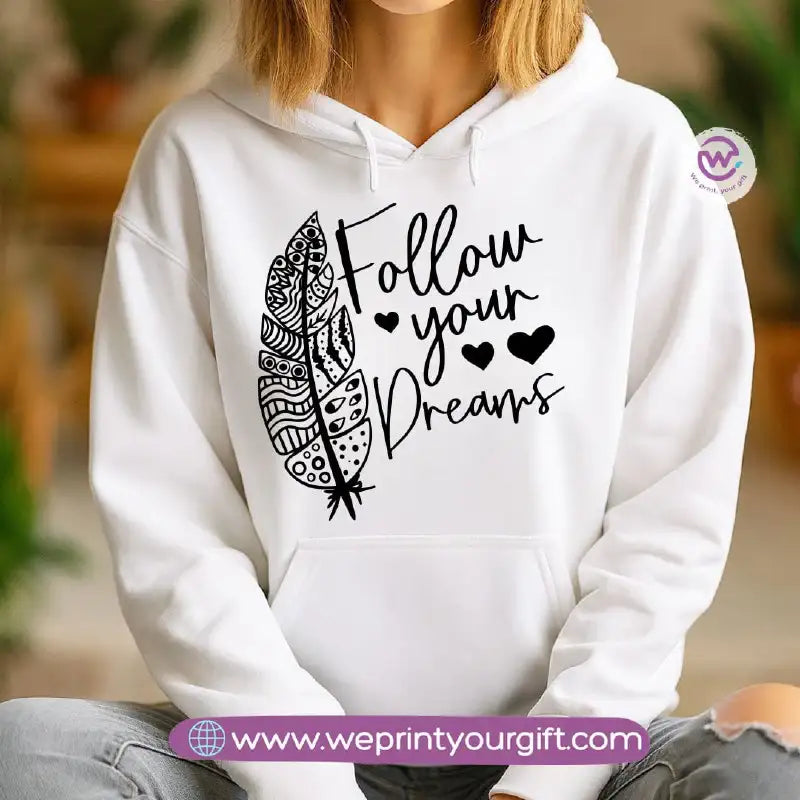 One Line Art Motivational Hoodie – Cotton Melton Unisex - WE PRINT