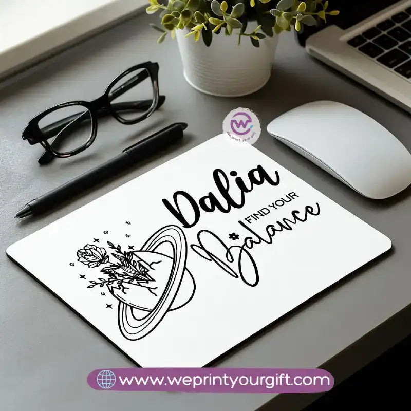One Line Art Mouse Pad – Minimalist Artistic Desk Style - WE PRINT