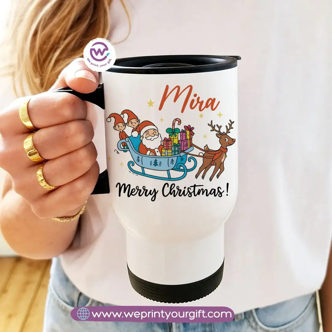 Travel Mug- Christmas Design - WE PRINT