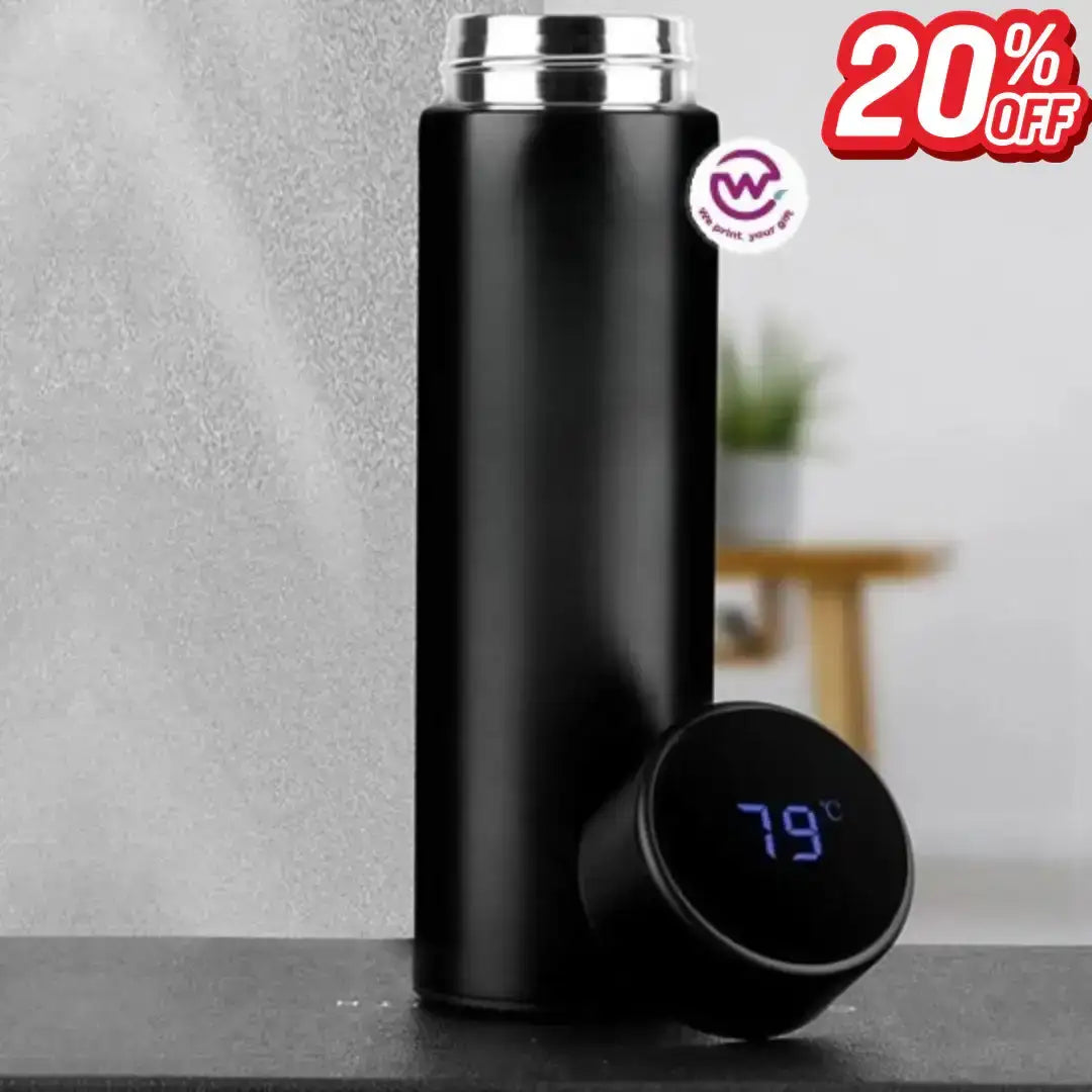 Digital thermal Thermos 500ml with Temperature Display - Ramadan offer - 20% Discount - WE PRINT