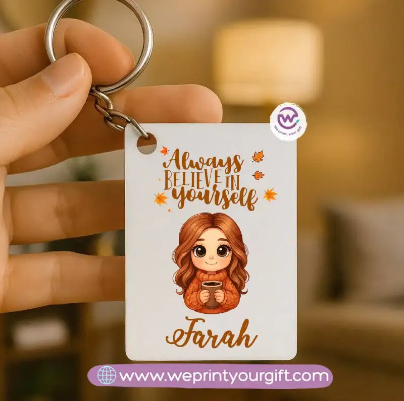 Personalized Wooden Keychain – One Art & Custom Designs - WE PRINT