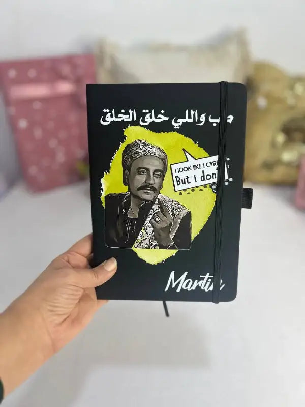 Black Notebook with Elastic Band - Buy 2 Get 1 Free - WE PRINT
