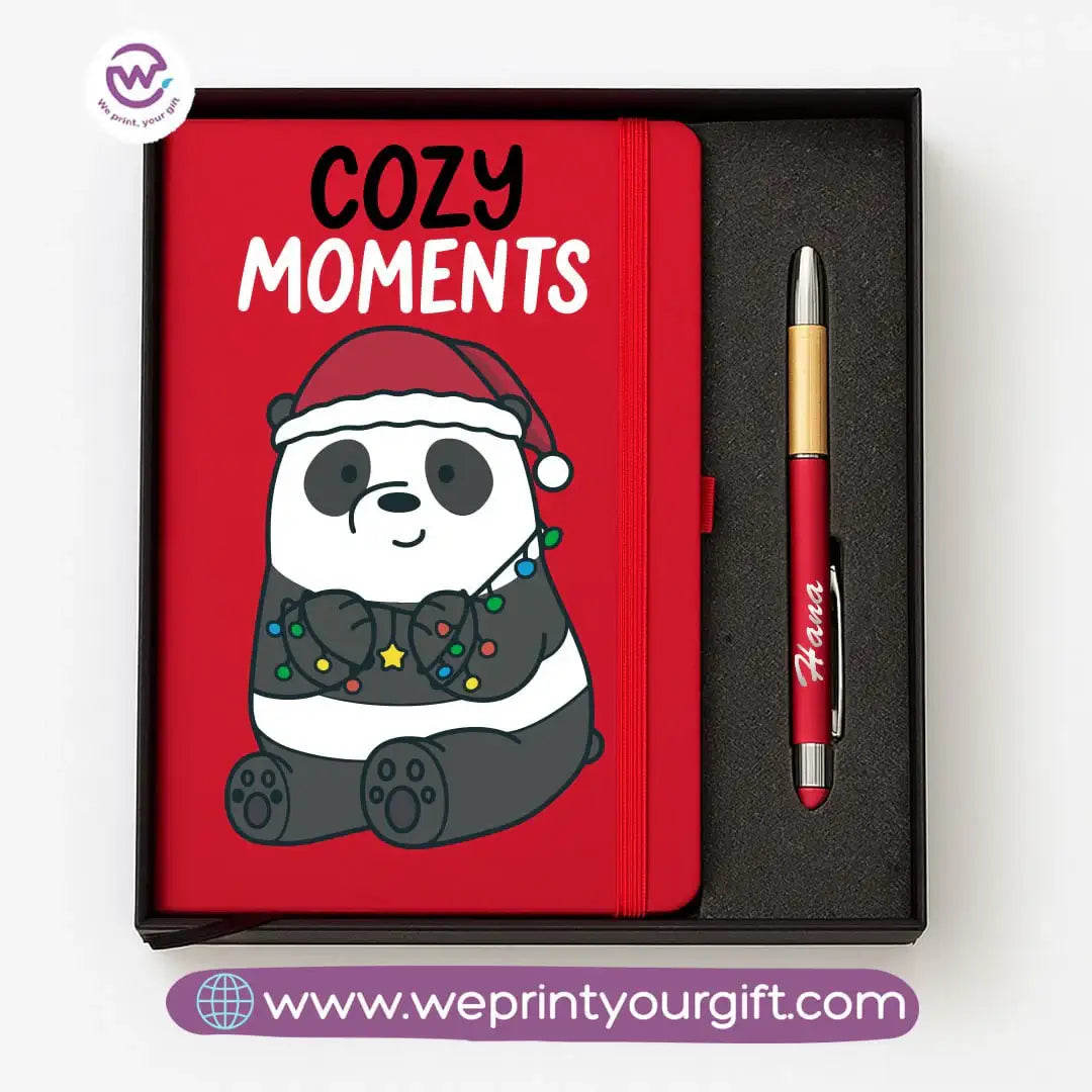 Cute Bears Personalized Notebook & Engraved Pen Gift Box - WE PRINT