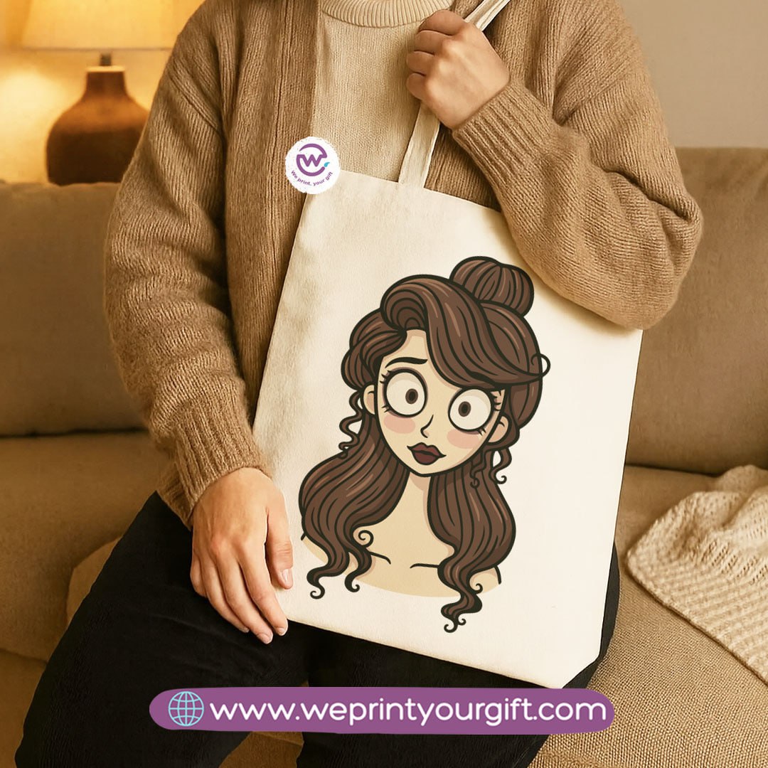 Halloween Canvas Tote Bag – Spooky Egyptian-Inspired Designs | Heavy Canvas Fabric