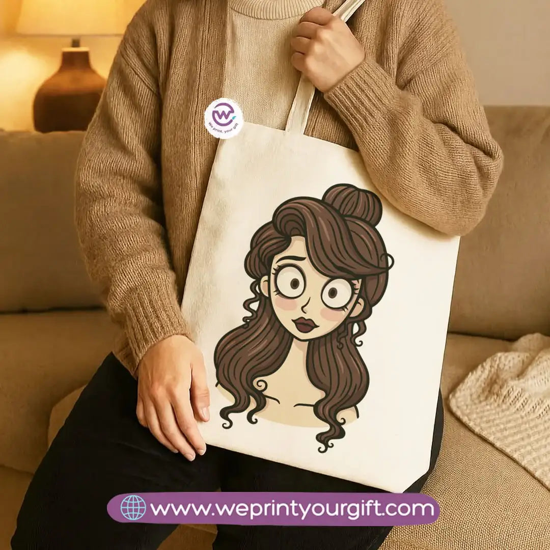 Halloween Canvas Tote Bag – Spooky Egyptian-Inspired Designs | Heavy Canvas Fabric - WE PRINT