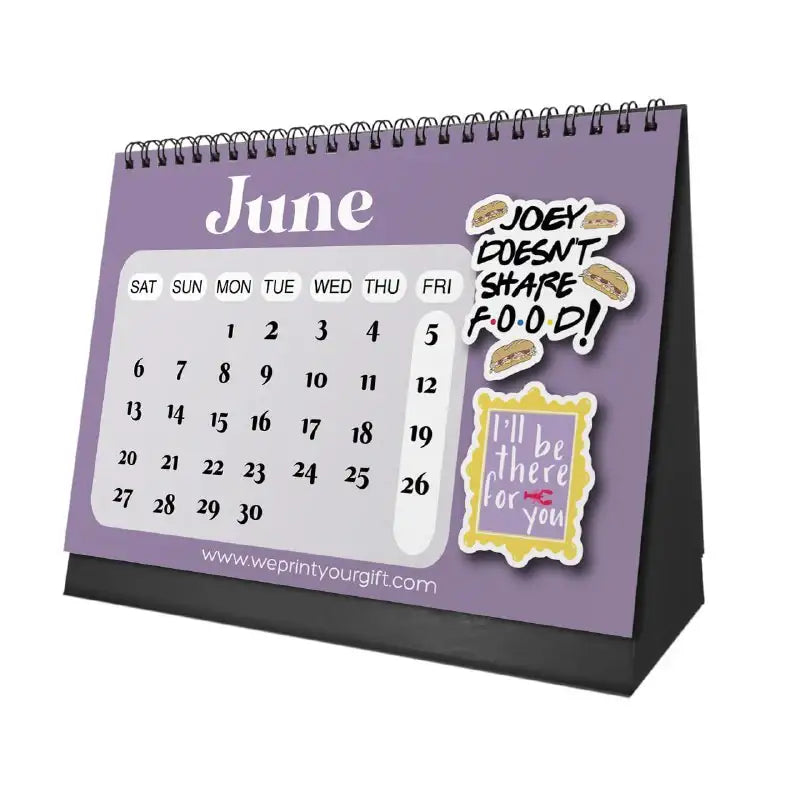 Friends TV Show Desk Calendar 2026 - WE PRINT
