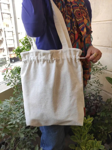 Tote bag with string- Customization Option - WE PRINT