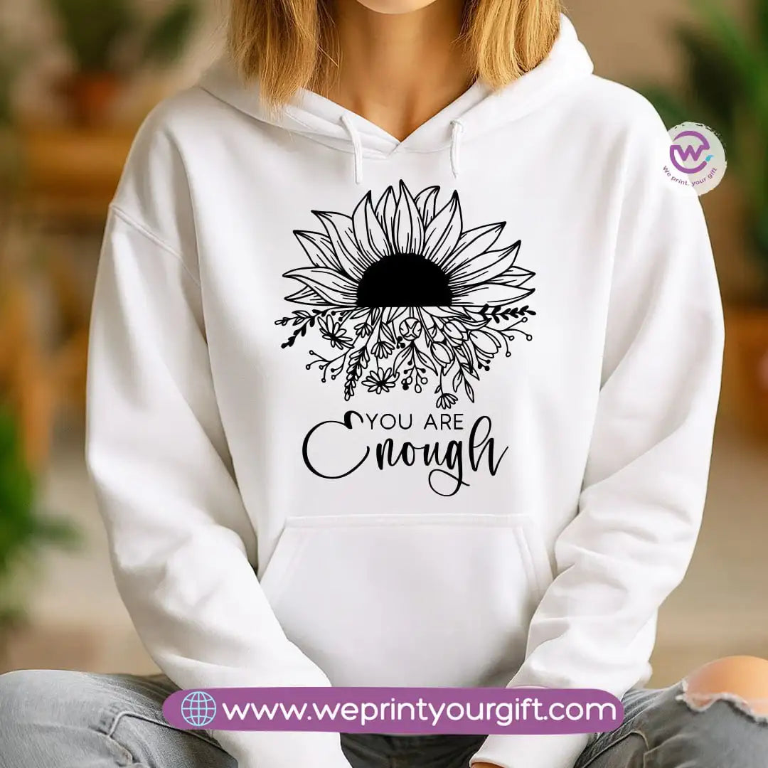 One Line Art Motivational Hoodie – Cotton Melton Unisex - WE PRINT