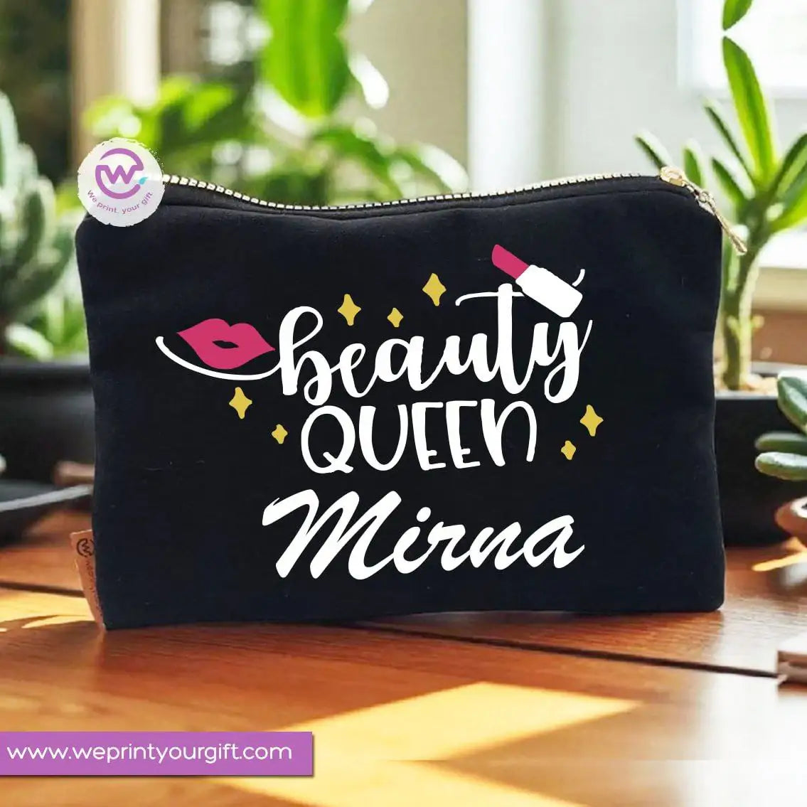 Makeup Tools Theme Makeup Bag & Pencil Case – Stylish Cotton Pouch - WE PRINT