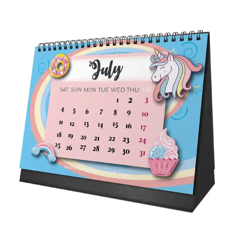 Unicorn Desk Calendar 2026 - WE PRINT