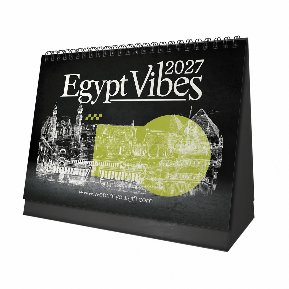Egypt Vibes 2027 Desk Calendar – Iconic Landmarks & Arabic Inspiration