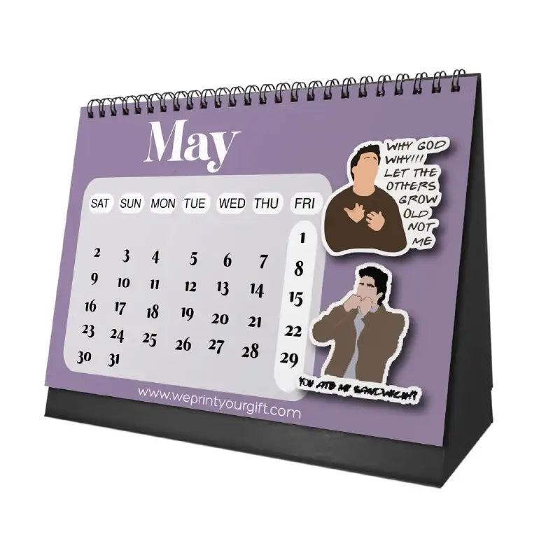 Friends TV Show Desk Calendar 2026 - WE PRINT
