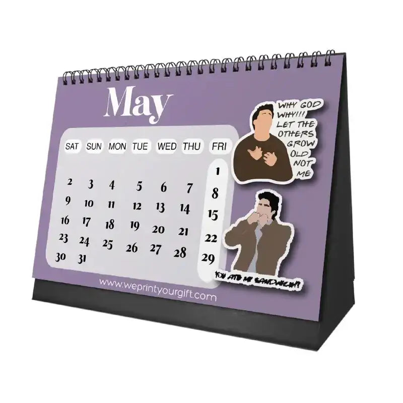 Friends TV Show Desk Calendar 2026 - WE PRINT