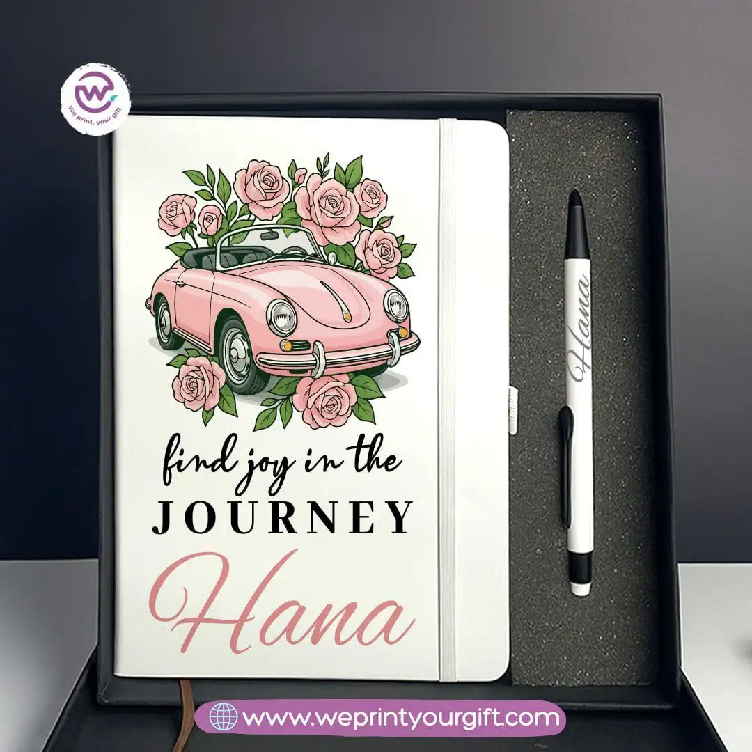Digital Art Motivational Gift Box โ Personalized Notebook & Engraved Pen - WE PRINT