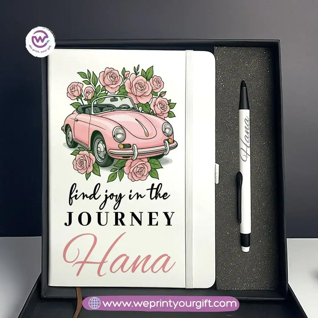 Digital Art Motivational Gift Box – Personalized Notebook & Engraved Pen - WE PRINT