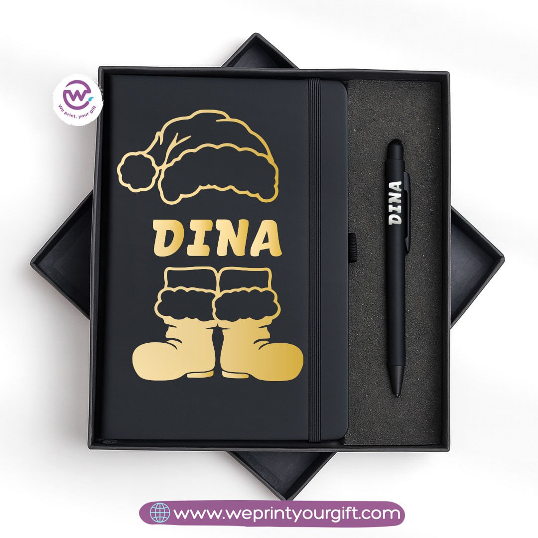 Christmas Special – Personalized Notebook & Engraved Pen Gift Box