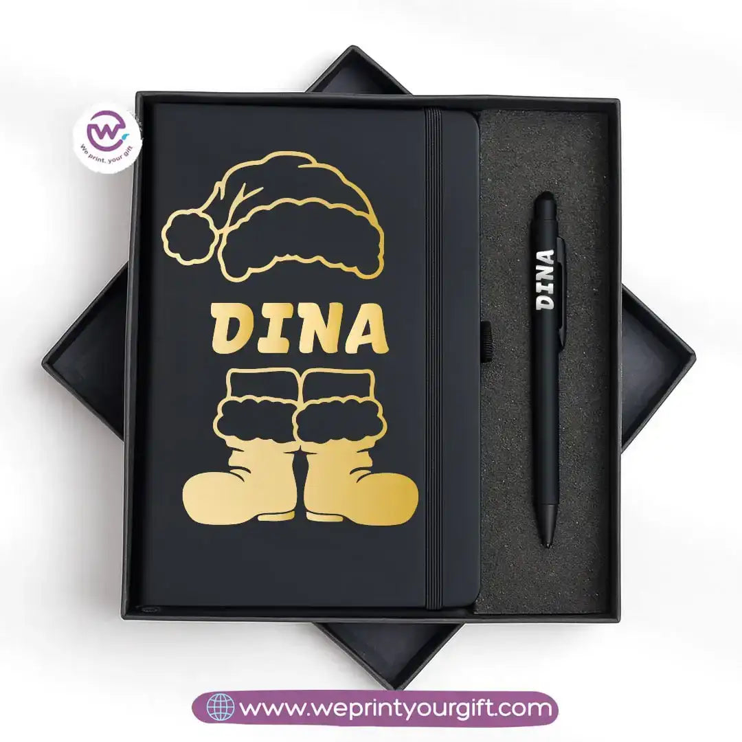 Christmas Special โ Personalized Notebook & Engraved Pen Gift Box - WE PRINT