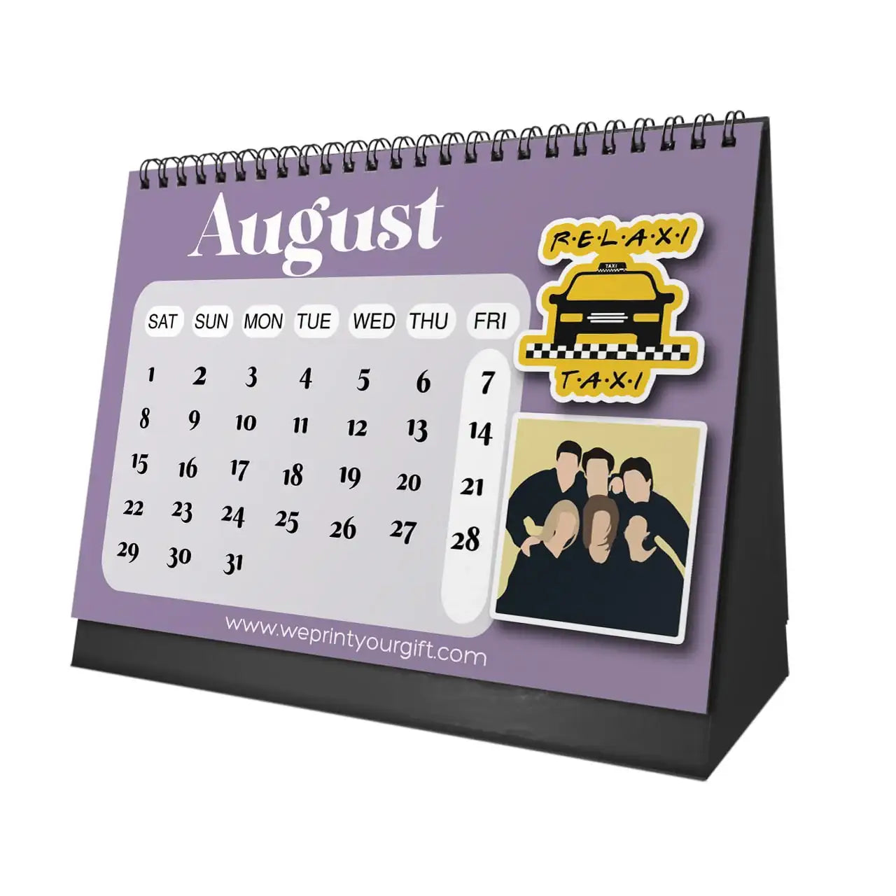 Friends TV Show Desk Calendar 2026 - WE PRINT