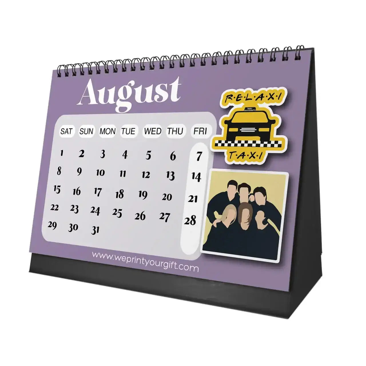 Friends TV Show Desk Calendar 2026 - WE PRINT