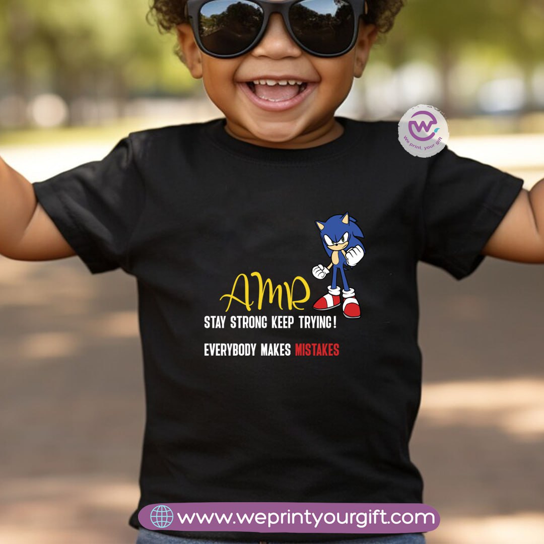 Custom Kids T-Shirt- Sonic