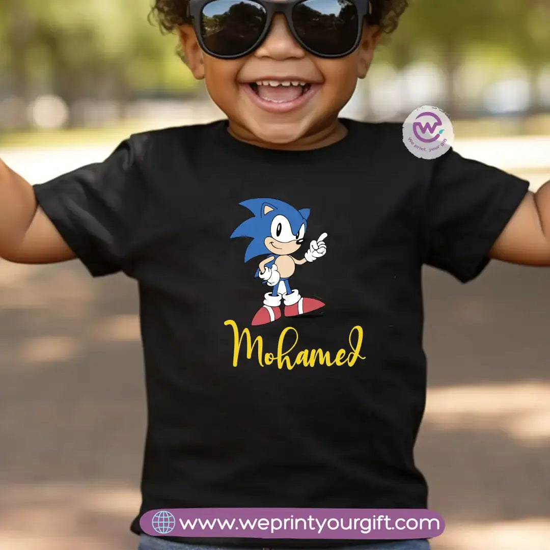 Custom Kids T-Shirt- Sonic - WE PRINT