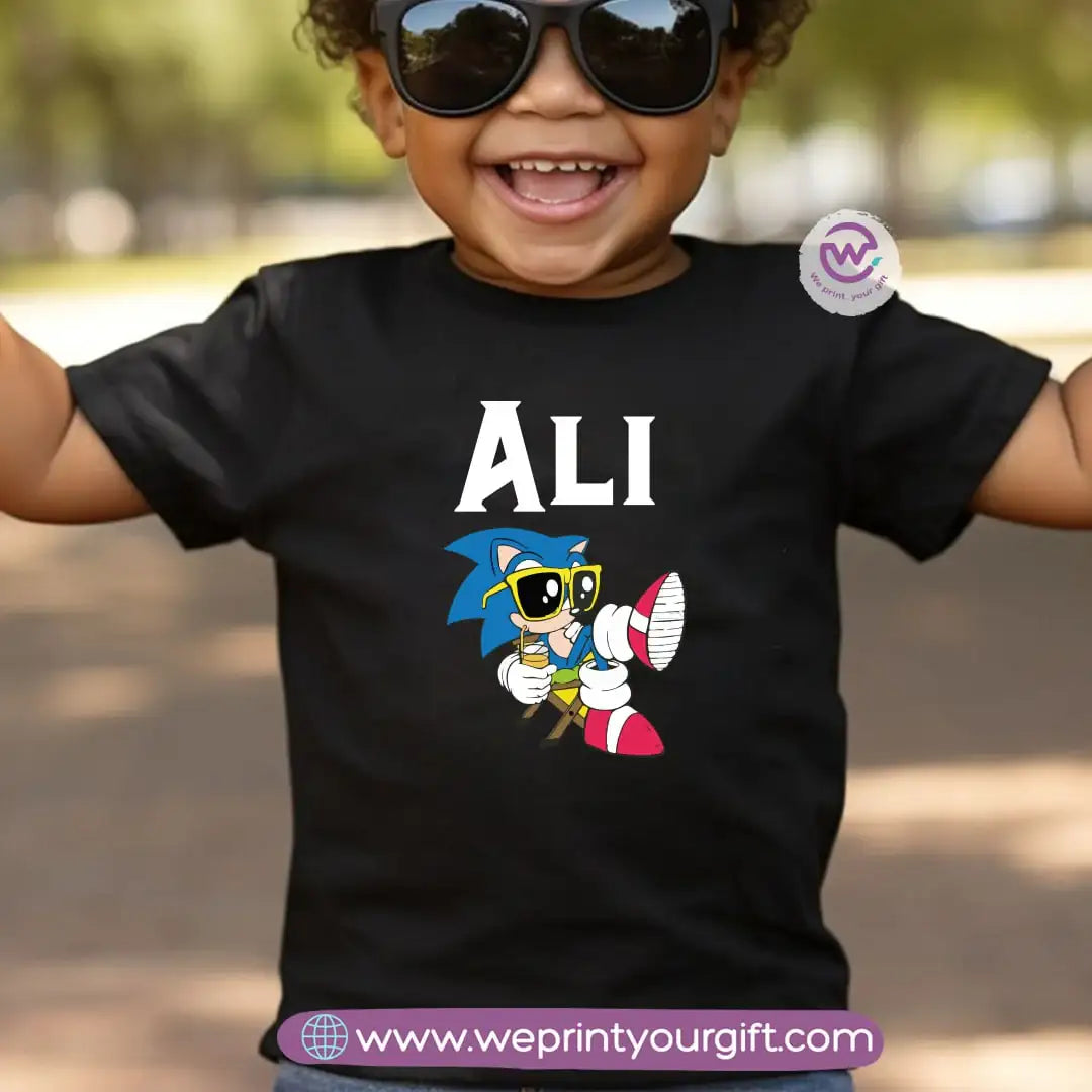 Custom Kids T-Shirt- Sonic - WE PRINT