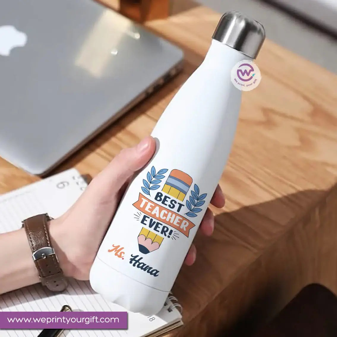 Custom Thermal Water Bottle-Teacher - WE PRINT