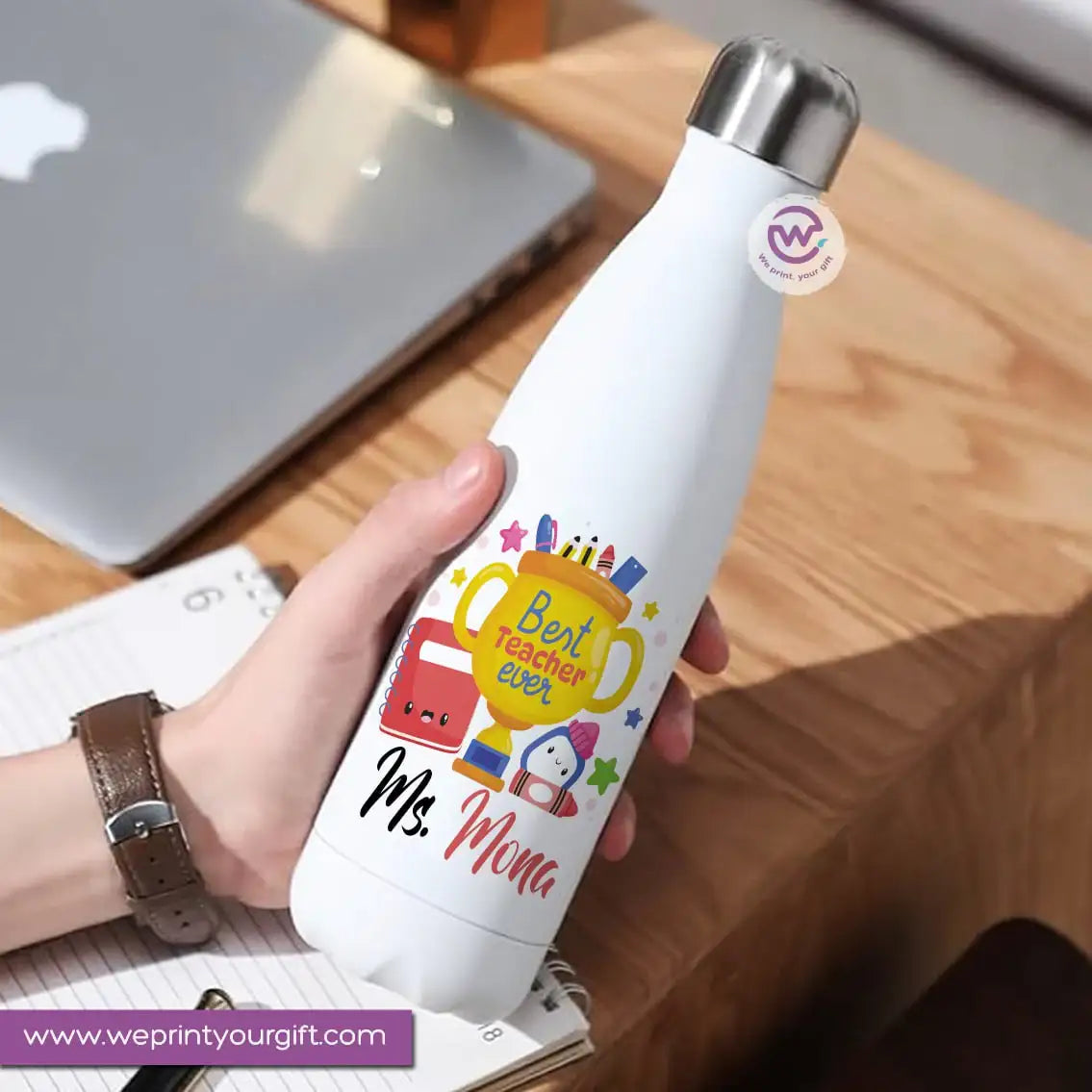 Custom Thermal Water Bottle-Teacher - WE PRINT