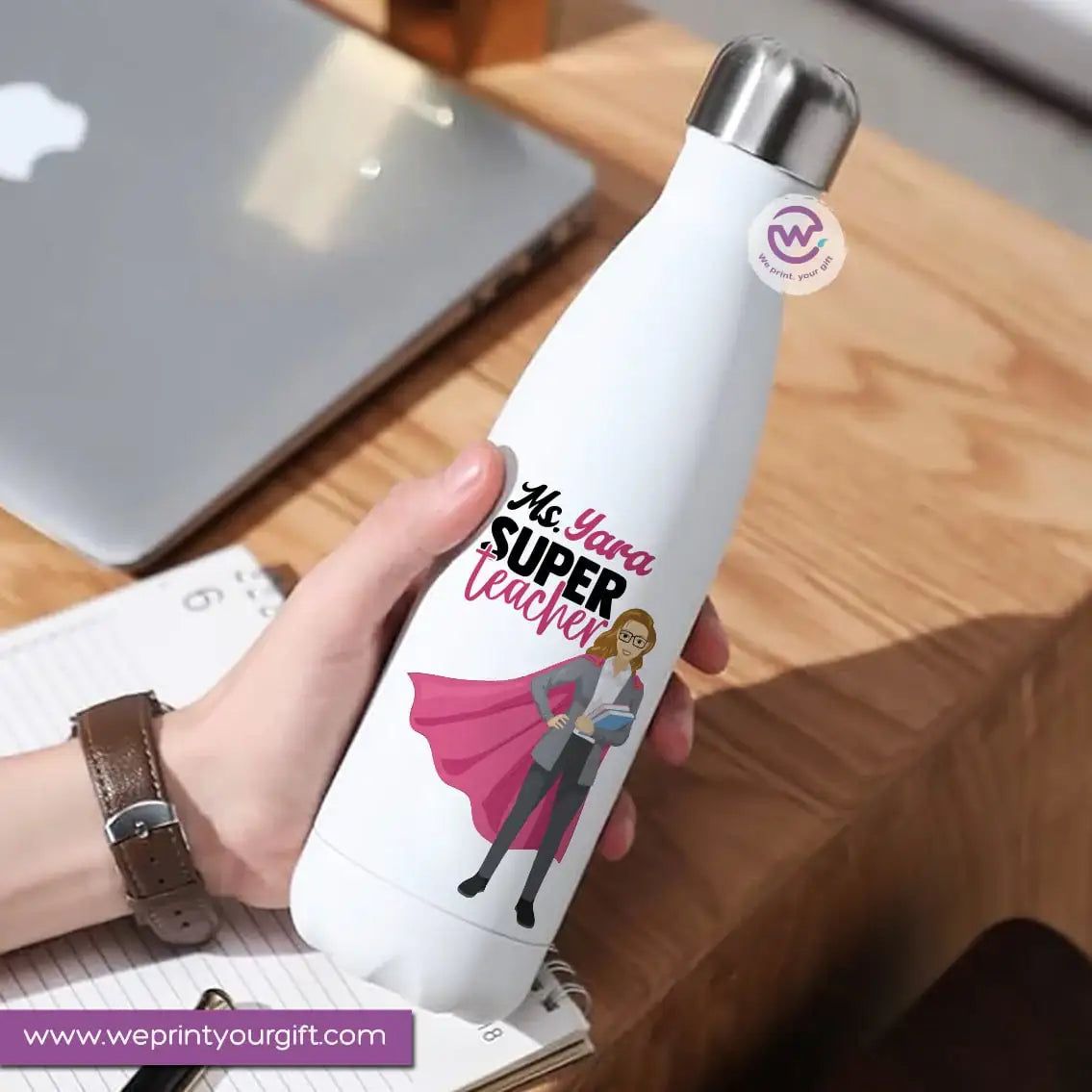 Custom Thermal Water Bottle-Teacher - WE PRINT