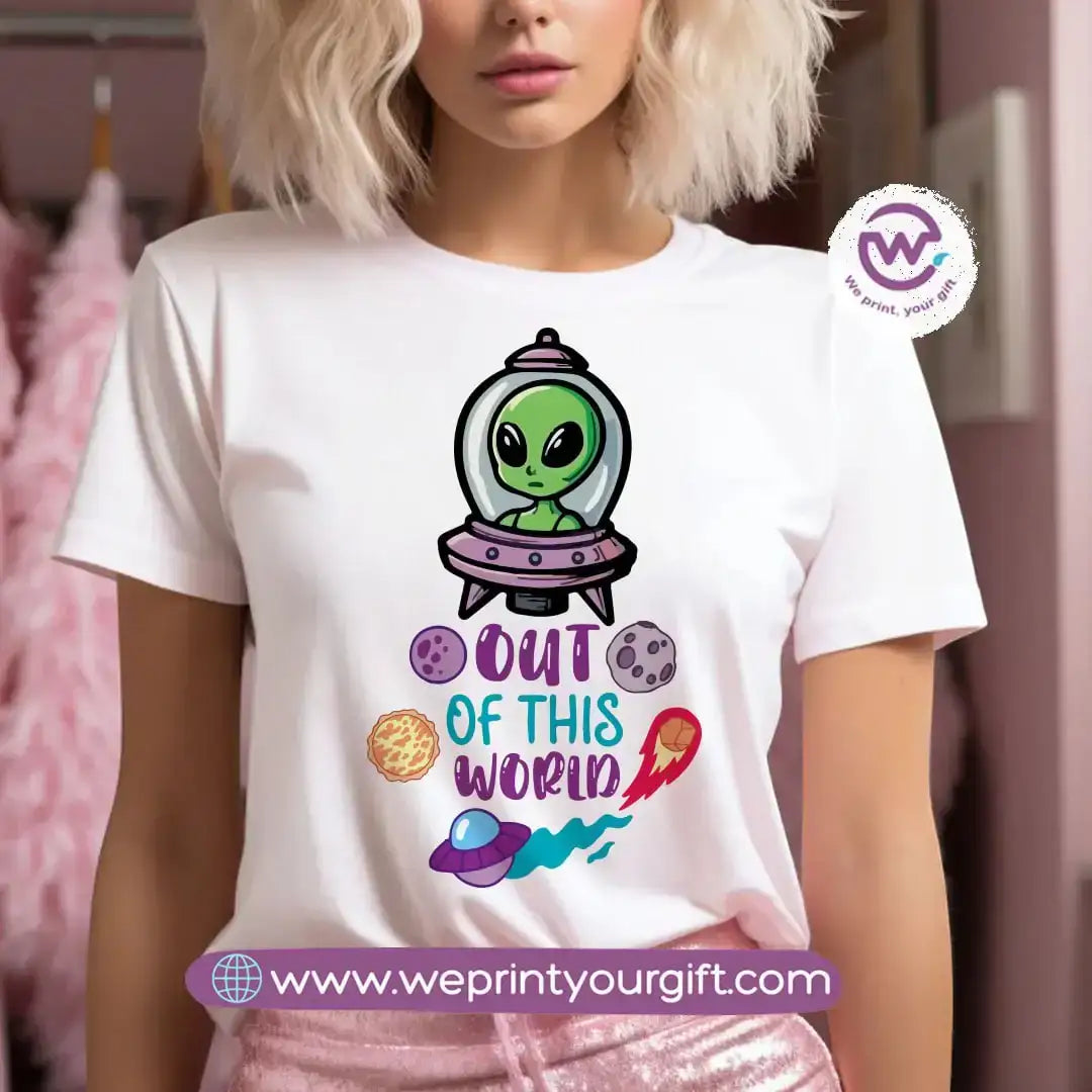 Short Sleeve T-shirt- Aliens - WE PRINT