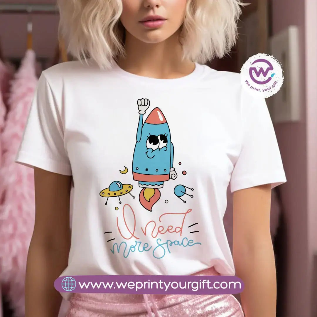 Short Sleeve T-shirt- Aliens - WE PRINT