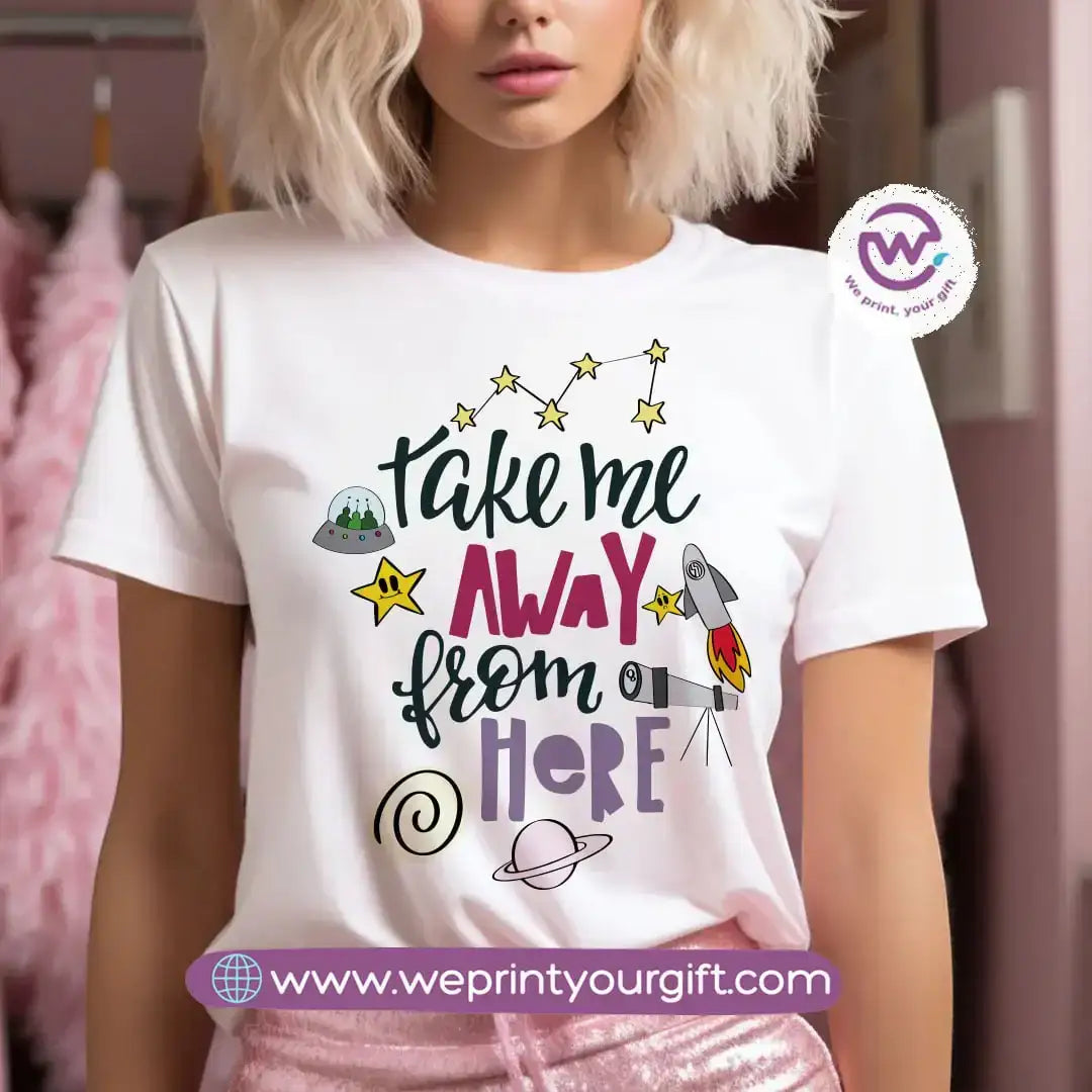 Short Sleeve T-shirt- Aliens - WE PRINT