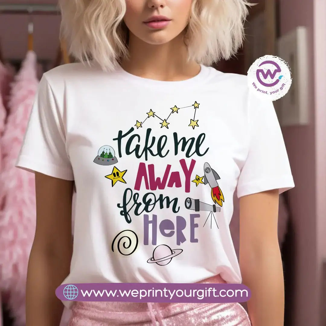 Short Sleeve T-shirt- Aliens - WE PRINT