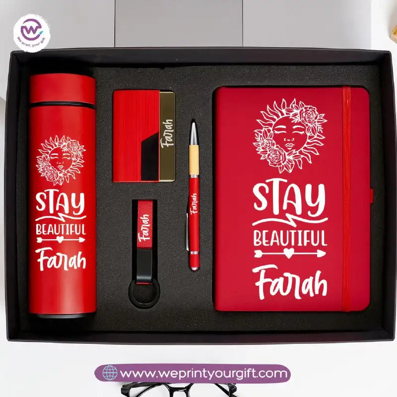 Personalized Success Gift Box with Name – 5-Piece Motivational Luxury Set - WE PRINT