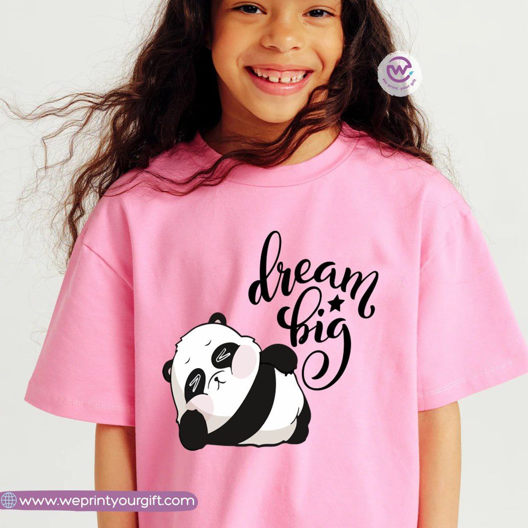 Kids T-shirt for girls- Panda