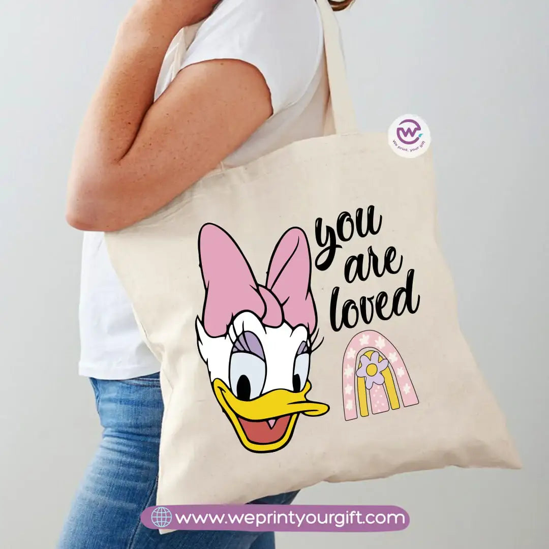 Tote Bag for Women- Donald duck - WE PRINT