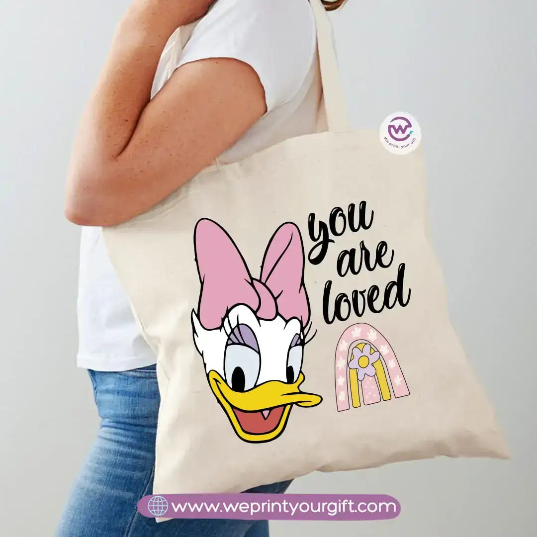 Tote Bag for Women- Donald duck - WE PRINT