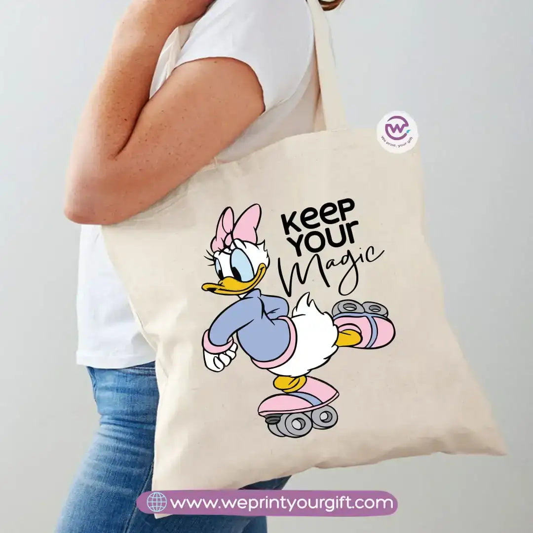 Tote Bag for Women- Donald duck - WE PRINT